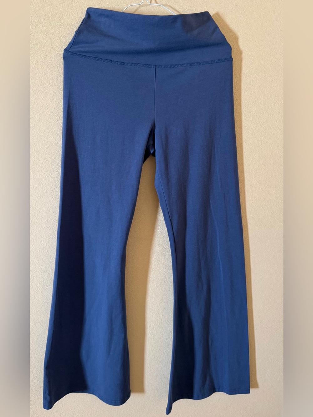 Aerie Offline OG Original Flare Legging Hi-Rise Navy Blue Size L NWT